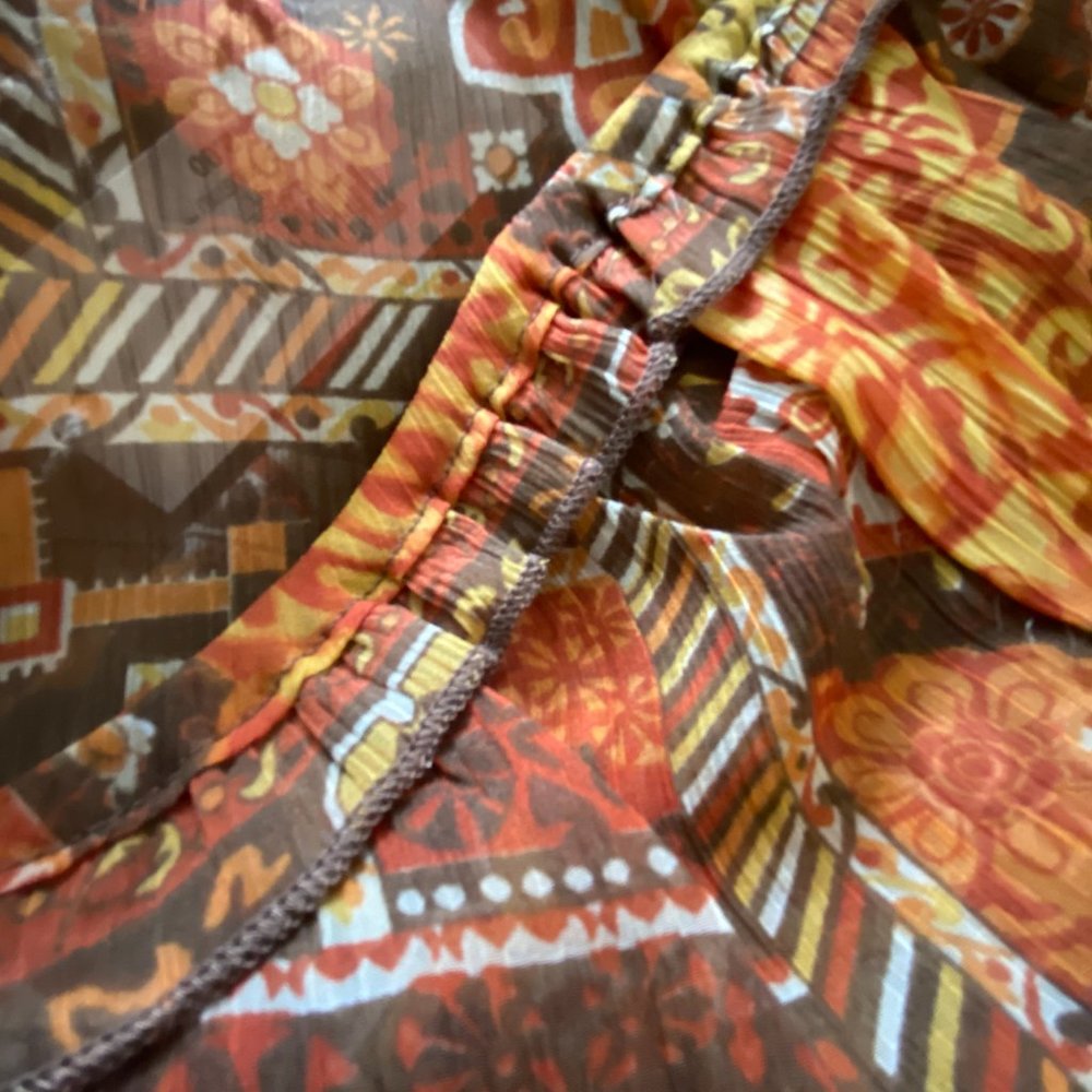 NWT Blouse and Skirt~XL-Rust colors - Picture 13 of 16